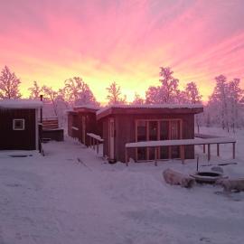 Arctic Gourmet Cabin, hotelli Kiirunassa