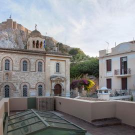 Tripodon Plaka In the shade of Acropolis by GHH