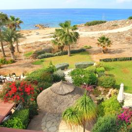 Sea front Villa Vera, hotel in Khlorakas