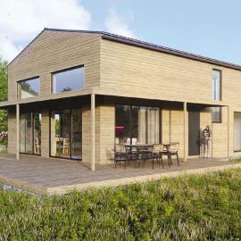Gud Jard Chalet Nr 18 - Design-Ferienhaus mit exklusiver Ausstattung, hotell sihtkohas Pellworm