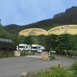 Campingplatz und Quartier am Treidlerweg, Hotel in Königstein (Sächsische Schweiz)