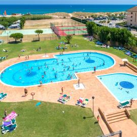 Albatross Mobile Homes on Camping Playa Brava, hotel a Pals
