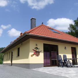 Ferienhaus "Kräuterhexe" mit Wasserbett 200x200cm