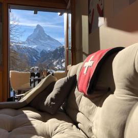 Apartment with beautiful views in Zermatt, hotel Zermattban