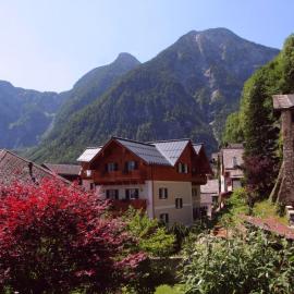 Weisses Lamm, hotel u Hallstattu