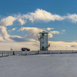 Klettar Tower Iceland, viešbutis mieste Fludiras