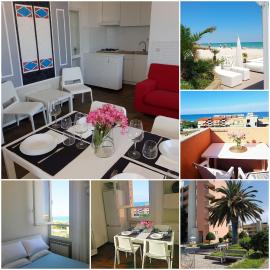 Marotta, 50 mt dal mare, Sea & City Apartments, Sea&Business, Clima, Wi-Fi veloce, parking, 2 camere, 6 letti