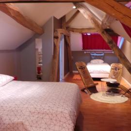 chambre d'hôtes mansardée