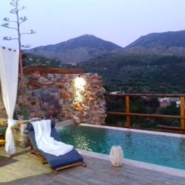 Villa Aeolus with private overflow, endless, heated pool