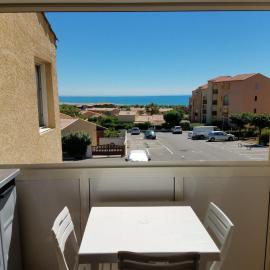 St Pierre La Mer, VUE SUR MER, Quartier calme, T2