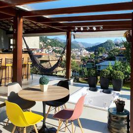 Viesnīca Maravilha na serra - próximo ao centro pilsētā Terezopolisa