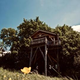 Aura Cabana - Cabane spa perchée à 6 m de haut, hotel a Saint-André-dʼOlérargues