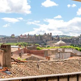 Wine Loft, Terrasse et Vue extraordinaire sur la cité médiévale