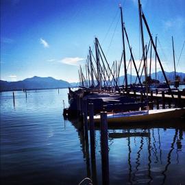 Ferienwohnung Seebruck am Chiemsee, hotel u gradu Zebruk