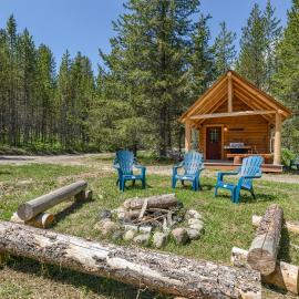Little Fox by KABINO Fire Pit Large Yard Loft with Low Ceiling Grill WiFi, hotel v destinaci Island Park