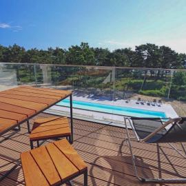Binz में, होटल Inselloft Rügen - Meerblick, Pool & eigener Strandzugang