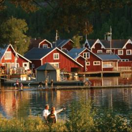Norrfällsvikens Camping, Stugby & Marina, hotel a Mjällom