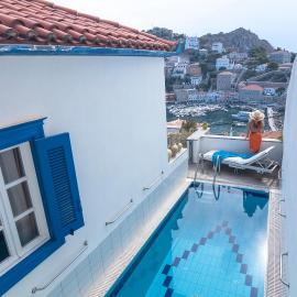Villa Sunset Signature - Private Pool & Sea View, hotel di Hydra