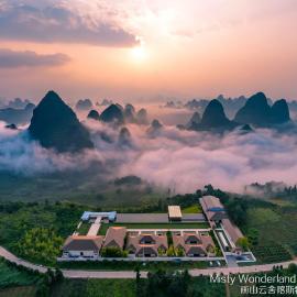 Misty Wonderland ,Yangshuo Xingping，陽朔的飯店