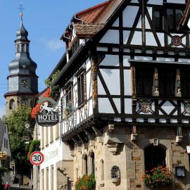 Viesnīca Weinkastell Zum Weissen Ross pilsētā Kallštate