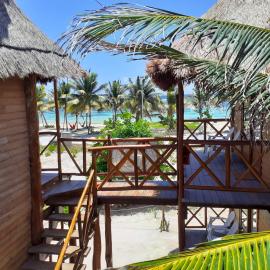 Cabañas Palmeras de Mahahual, hotel v destinaci Mahahual