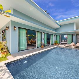 Villa Baan Suaan Kluay Mai, khách sạn ở Laem Sor