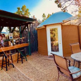 The Yoga Yurta at Sunny Mellow Eco Villa: Tijeras şehrinde bir otel