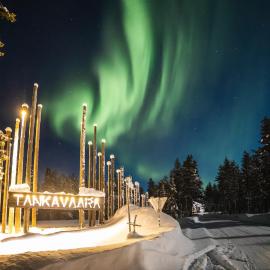 Tankavaara Gold Village, hotell i Tankavaara