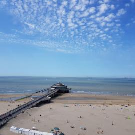 Viesnīca Beautiful Top Floor Seaview Studio Apartment B'berge-Bruges pilsētā Blankenberge