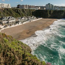 Tolcarne Beach Cabins, hotel v mestu Newquay