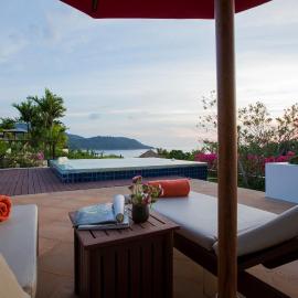 Ocean views Kata gardens penthouse 6C near Kata Noi Beach