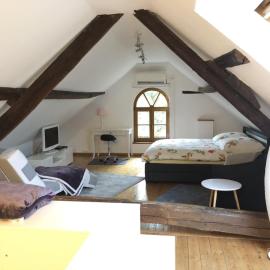 Ferienwohnung auf denkmalgeschütztem Sturmhof, hotel v mestu Grefrath