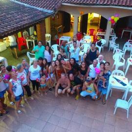 Casa Guilhermina com Piscina e Churrasqueira