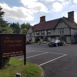 The White Hart, hótel í Great Yeldham