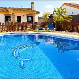 Chalet con piscina privada