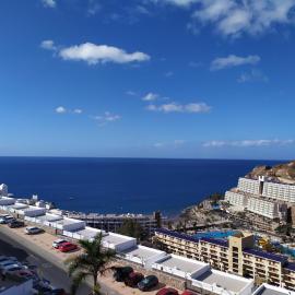 Ocean view apartment in Taurito, Mogan - Top Floor