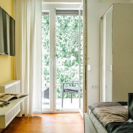 Kleines Zimmer an der TA mit Balkon (Nr.3), hotel u gradu Hameln