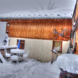 Huez में, होटल Petite maison proche télécabine Alpe d'huez