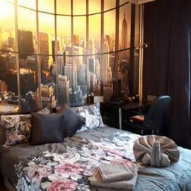 New York - Room for overnight travelers near the Airport, parking