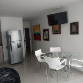 1C5 APARTAMENTO EN CARTAGENA CON BALCON Y VISTA AL MAR, AIRE ACONDICIONADO Y WIFi