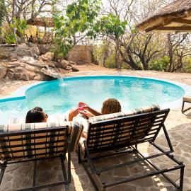 Safari Beach Lodge, hotelli kohteessa Senga