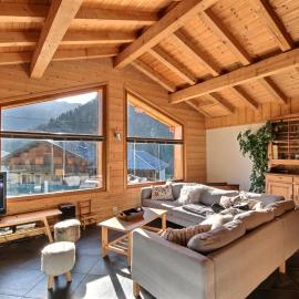 CHALET INDIVIDUEL -SAUNA - WIFI- SAINT JEAN D'AULPS - 14 PERSONNES - CHALET COFFY, hotel in Saint-Jean-d'Aulps