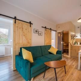 Apartament Tarasowy z PRYWATNĄ SAUNĄ - 5D Apartamenty