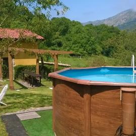 LA NOZAL piscina, barbacoa, jardín