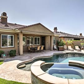 6 Mi to Coachella: Updated Home w/ Pool & Spa, hotel Indióban