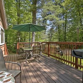 Pet-Friendly Cabin w/ Fire Pit, BBQ & Great Deck!, hotel di Williamsburg