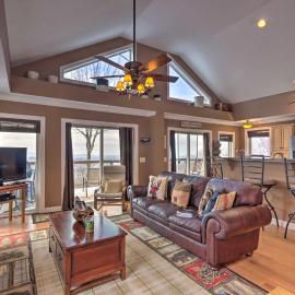 Family Home w/ Decks & Sunset Views in Beech Mtn!