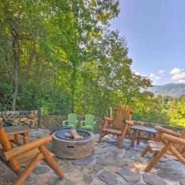 Beautiful Bryson City Home w/ Hot Tub & Mtn Views!, Hotel in Bryson City