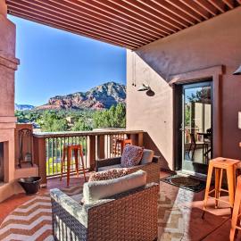 Furnished Patio & Views: West Sedona House!