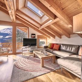 Chalet Bergfrieden Penthouse, hôtel à Wengen